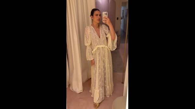 Vestido Belle Renda Off-White 