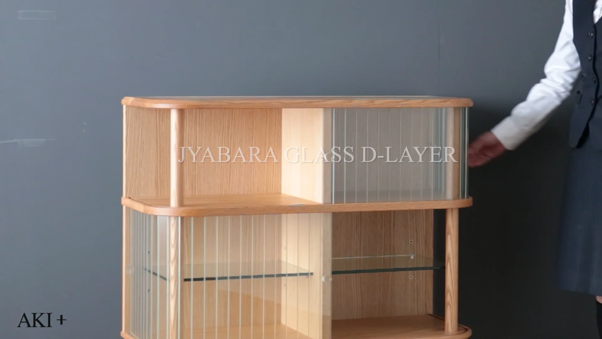 AKI＋ JYABARA GLASS D-LAYER / アキ プラス ジャバラ ガラス ダブル