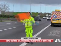 Cupra Marittima - A14, schianto nella galleria "Vinci": un ferito e code