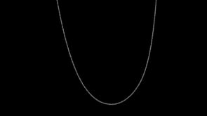 7mm 14kt White Gold Rope Chain Necklace