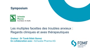 Les multiples facettes des troubles anxieux : Regards cliniques et axes thérapeutiques