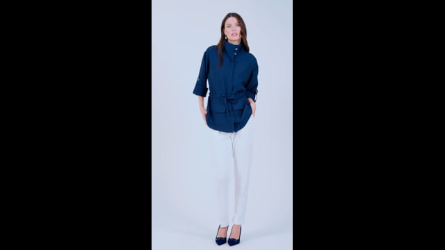 Parka Crepe Patou Marinho Elisabeth