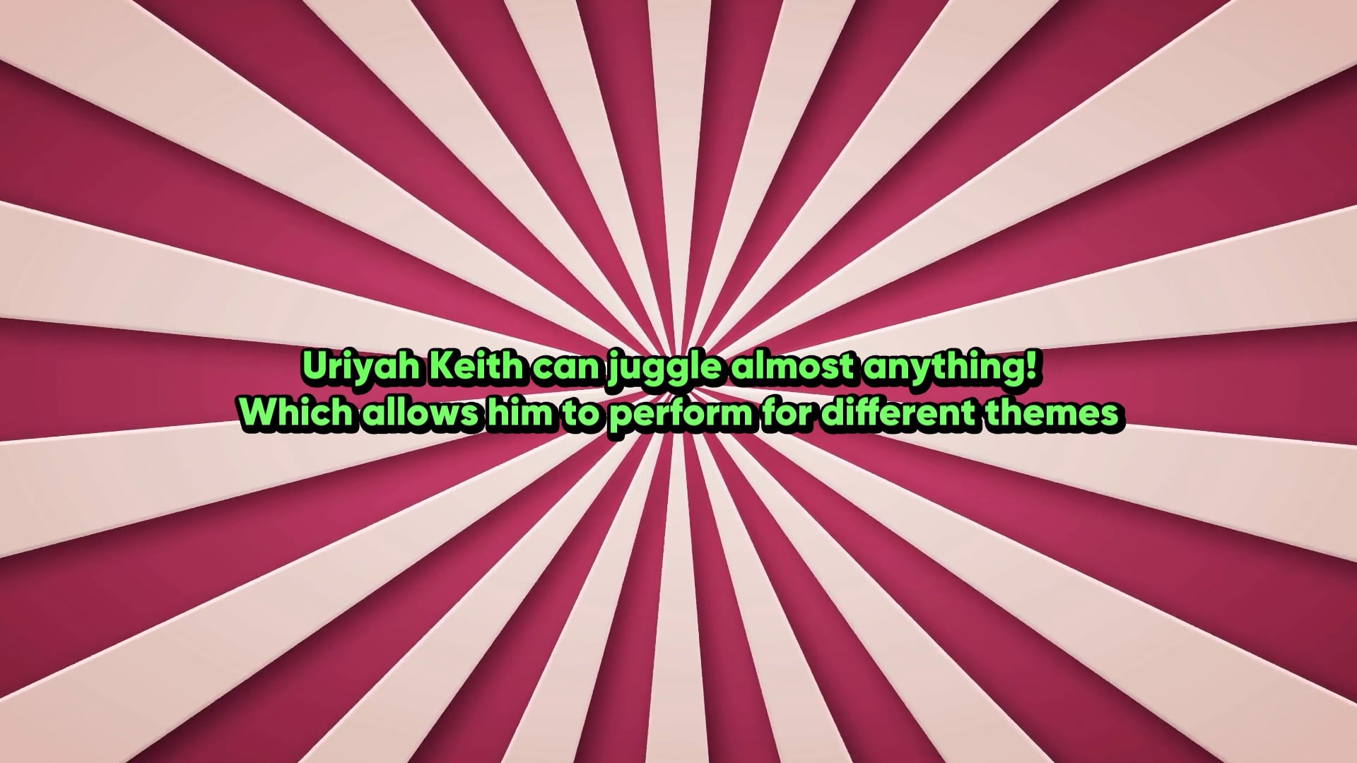 Promotional video thumbnail 1 for Uriyah Keith