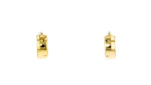 Italian 14kt Yellow Gold Huggie Hoop Earrings. 58