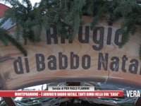 Babbo Natale arriva sul trattore, tanti bimbi nella sua casa a Centobuchi