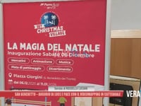 San Benedetto - Augurio di luce e pace con il videomapping in cattedrale