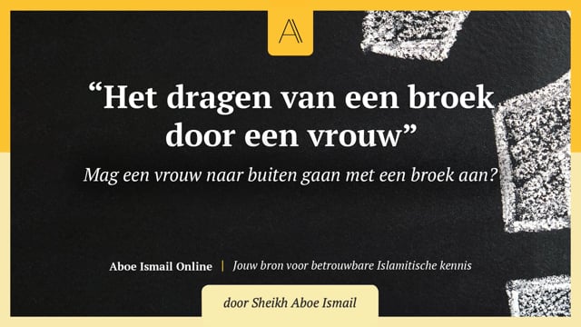 Het dragen van een broek door een vrouw