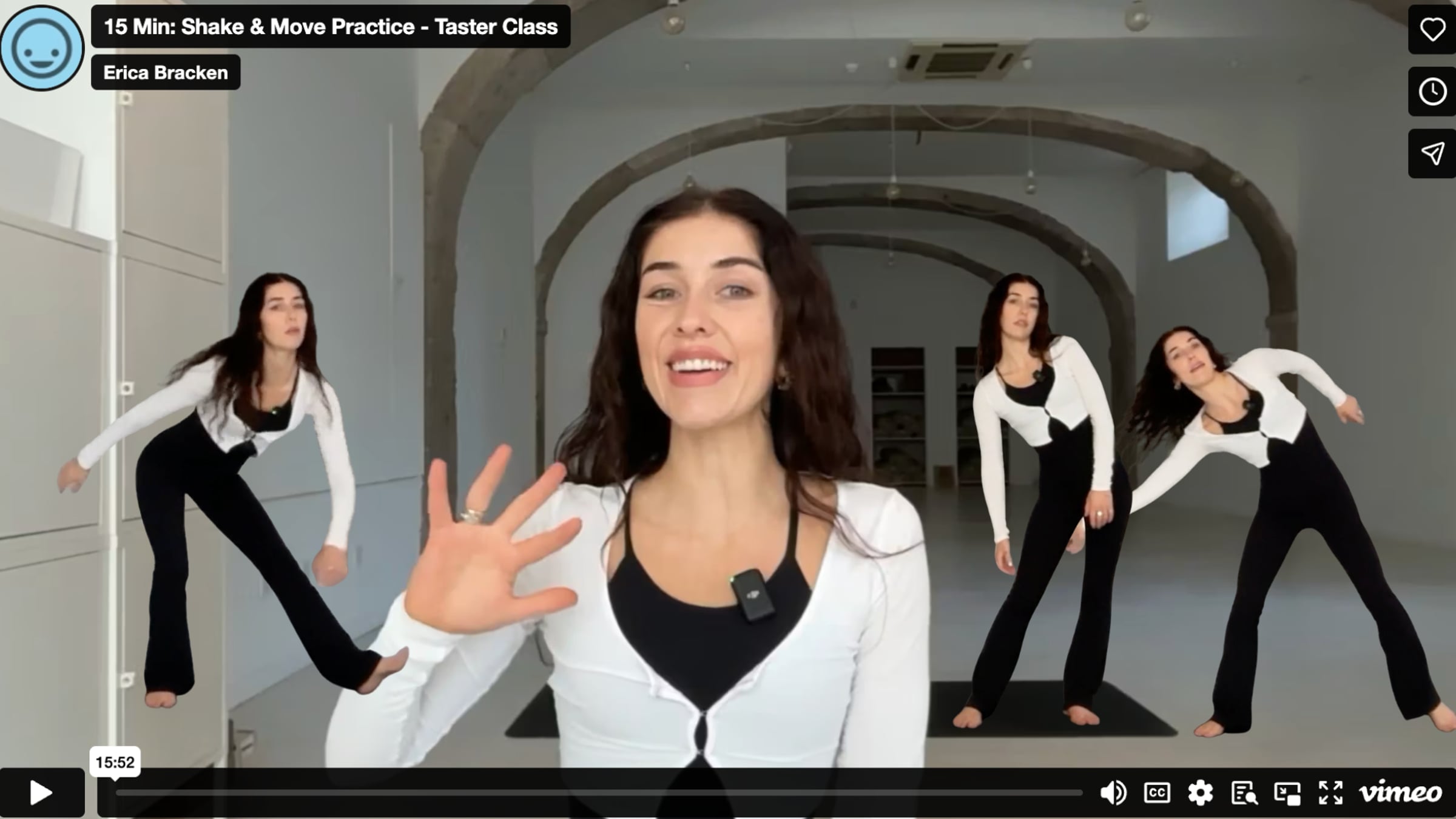 15 Min: Shake & Move Practice - Taster Class | Videos & Movies on Vimeo
