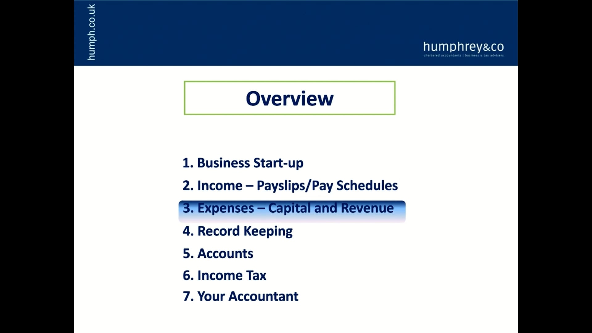 Section 3 - Expenses - Capital and Revenue