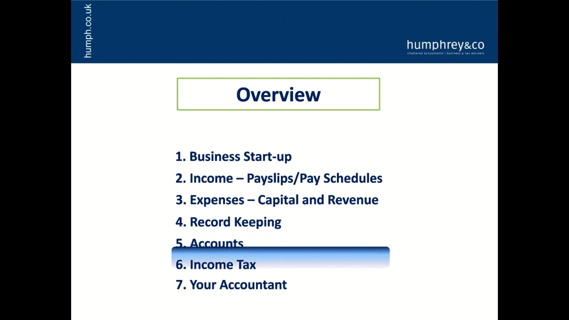 Section 6 - Income Tax