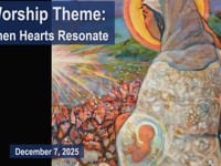 Worship for December 7, 2025