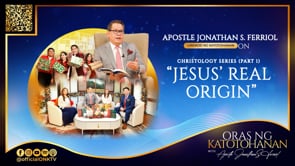 ONK dec 7, 2025 Jesus' Real Origin