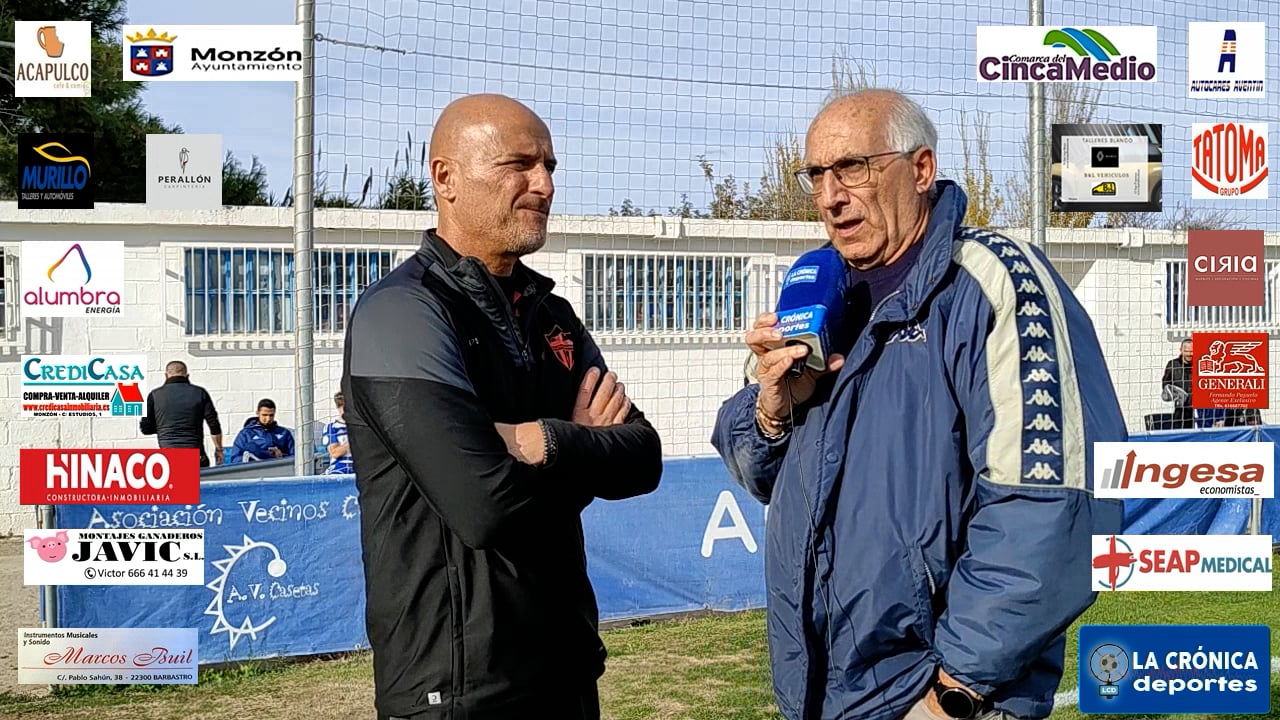 ISMAEL MARIANI (Entrenador Monzón) UD Casetas Agroveco 4-2 At.Monzón Alumbra / J 13 / 3ª RFEF