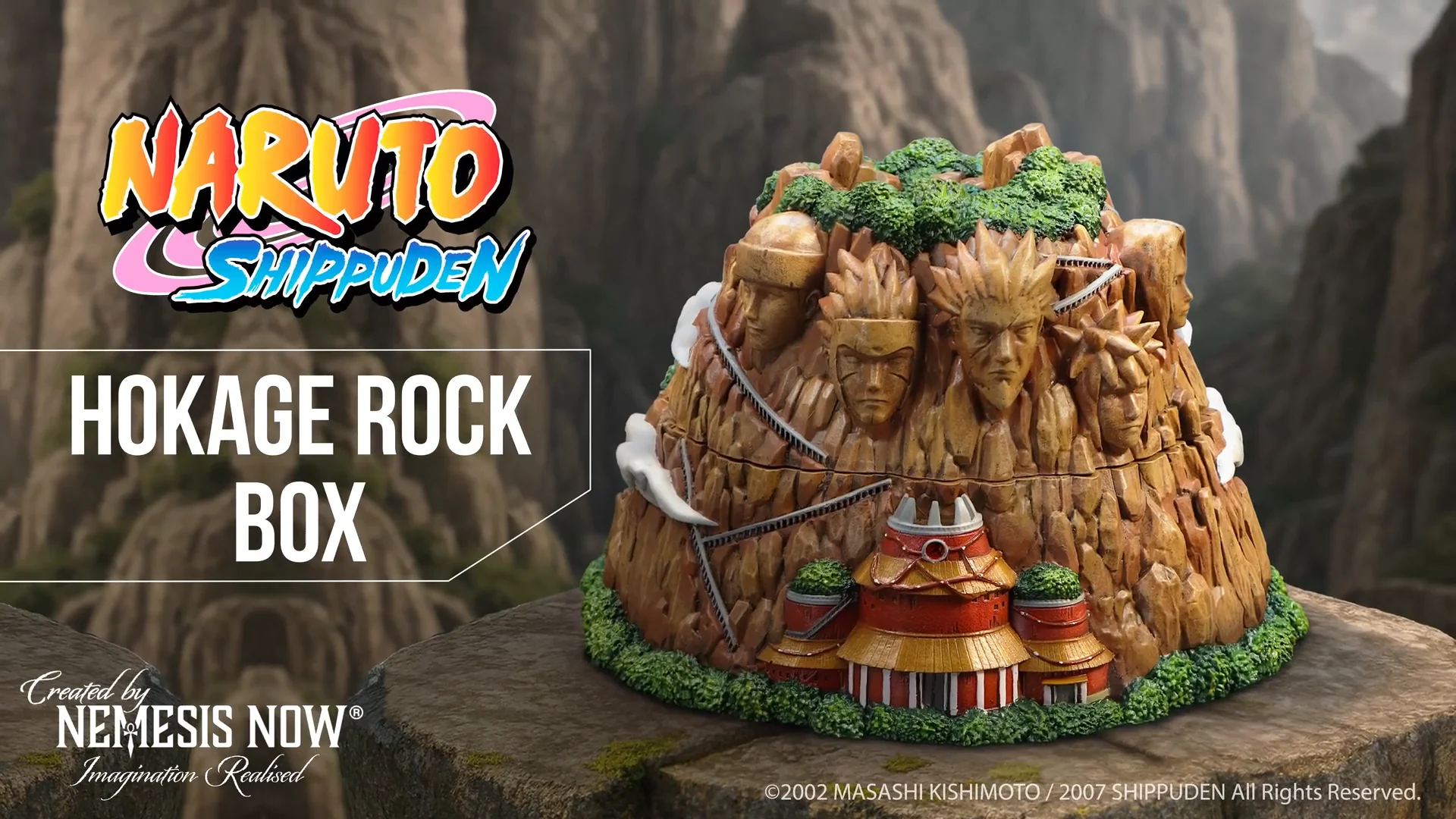 Naruto Hokage Rock Box 18.7cm