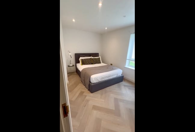 Spacious Double bedroom in modern flat with cats. Main Photo