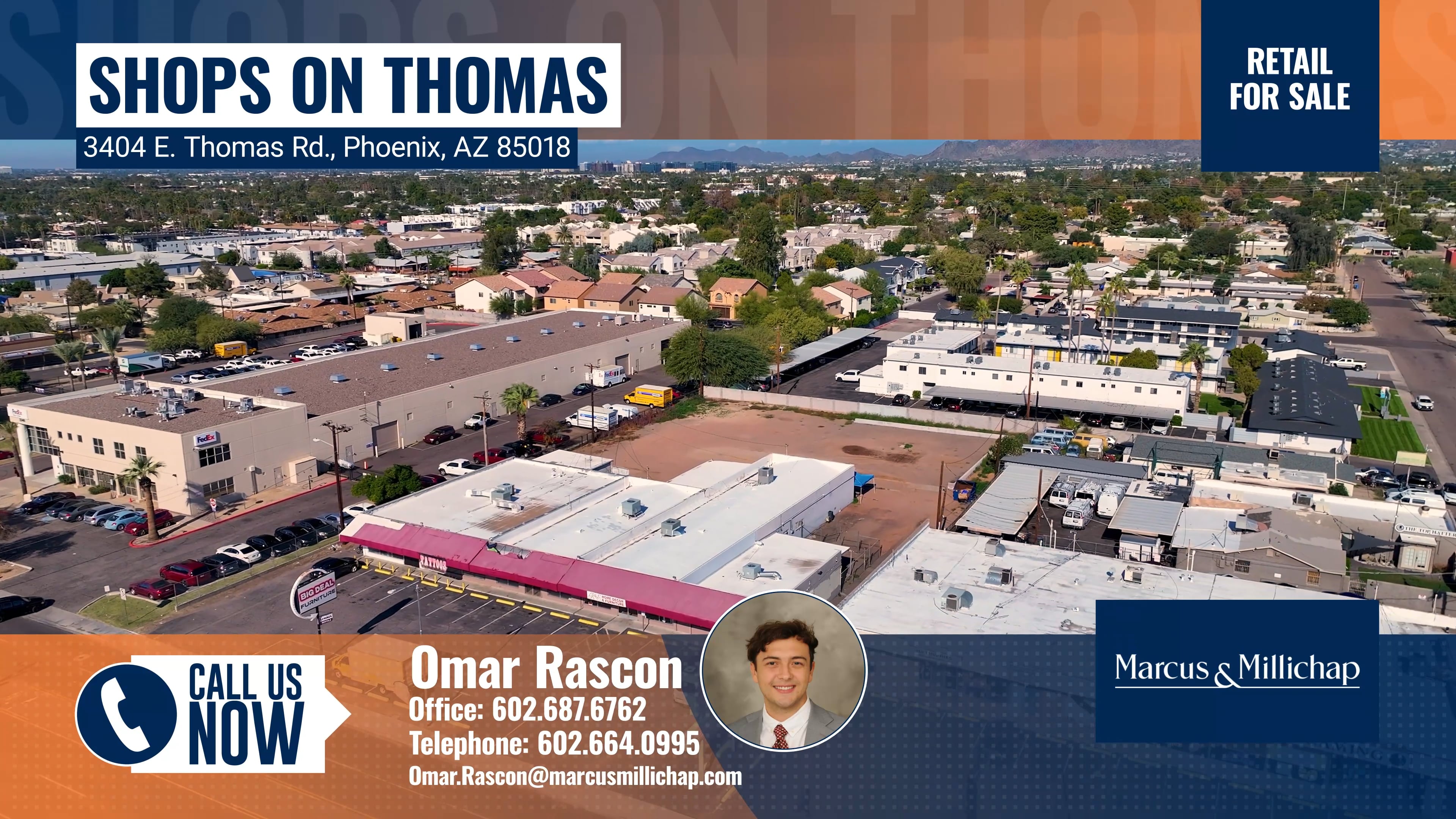 Retail for Sale | 3404 E Thomas Rd, Phoenix, AZ 85018 | Marcus ...