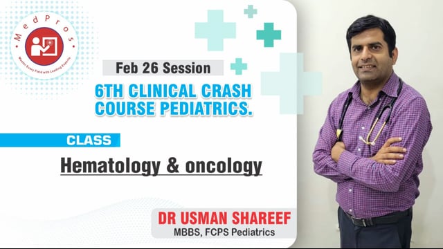 Hematology & Oncology || Lecture-7 || Dr Usman Shareef