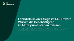 Pflege ist MEHR wert: Warum die Beschäftigten im Mittelpunkt stehen müssen (#createhealth 2025, Teil 6)