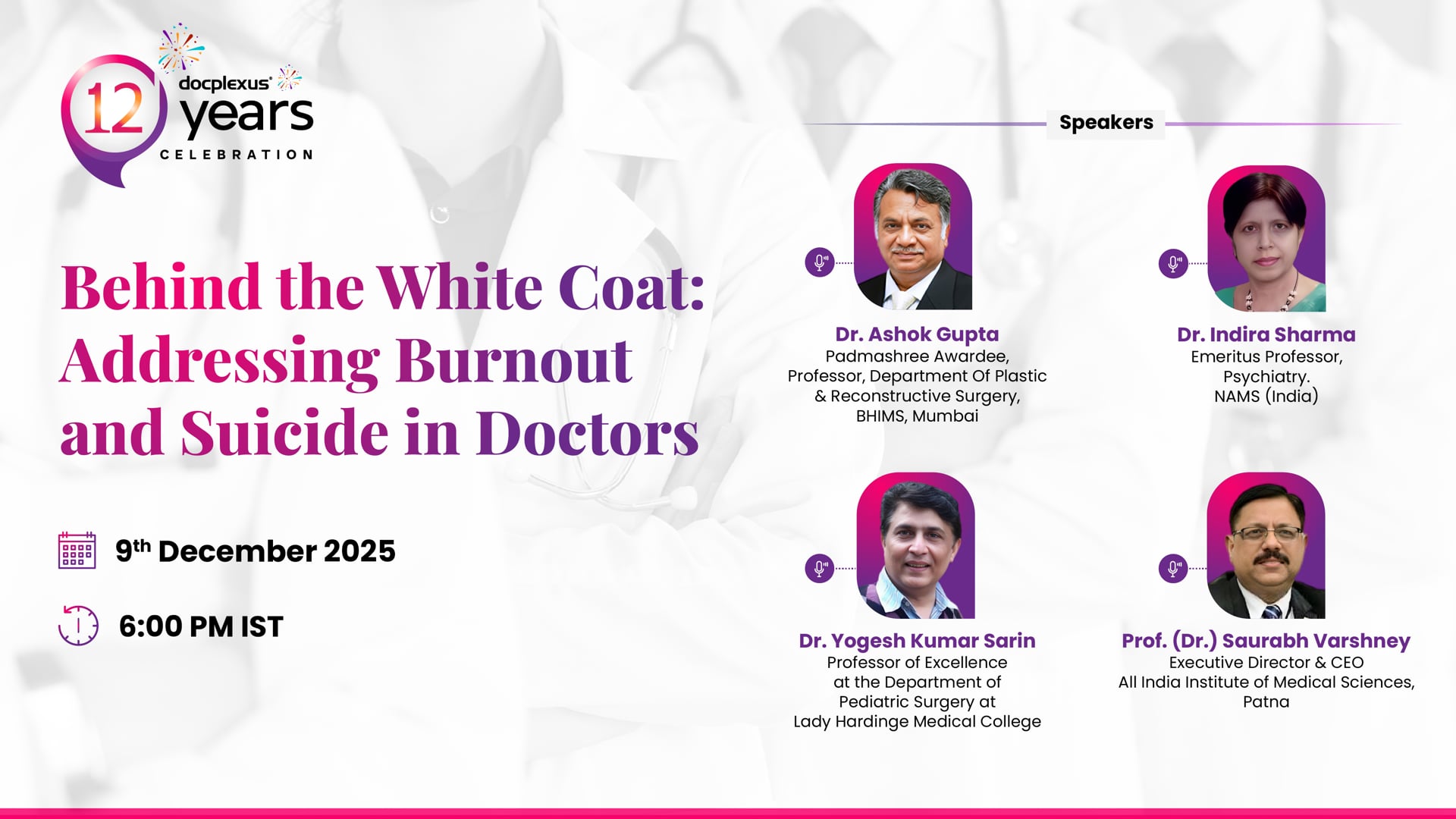 Behind the White Coat: Addressing Burnout and Suicide in Doctors