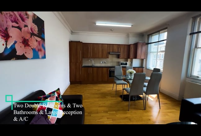 Spacious Two Bedroom Flat with AC in SW7 Main Photo