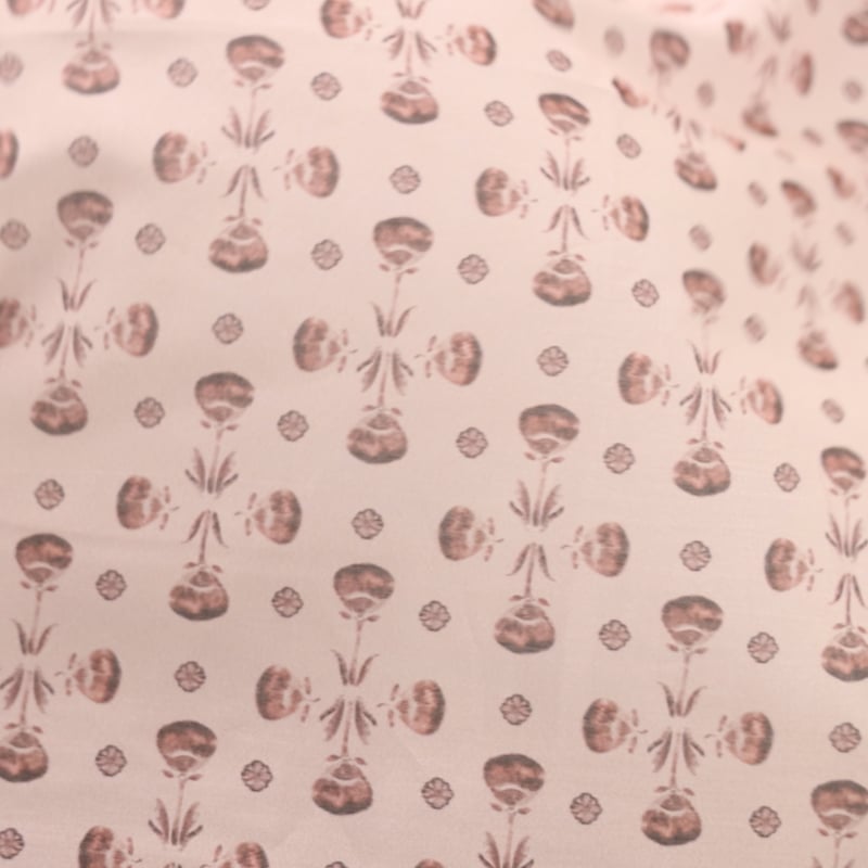 Vidéo: Voile soie & coton - Orchidées fond rose