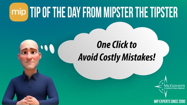 One Click to Avoid Costly Mistakes! – MCG's MIPster the Tipster™