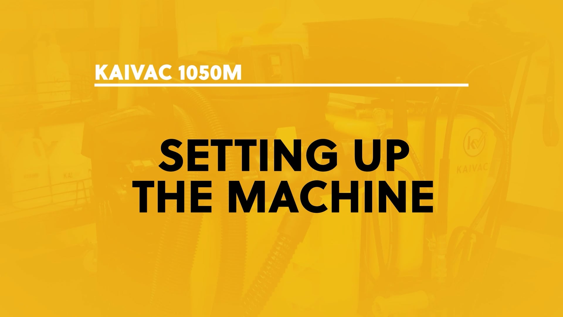 02. Setting Up the Machine - video thumbnail
