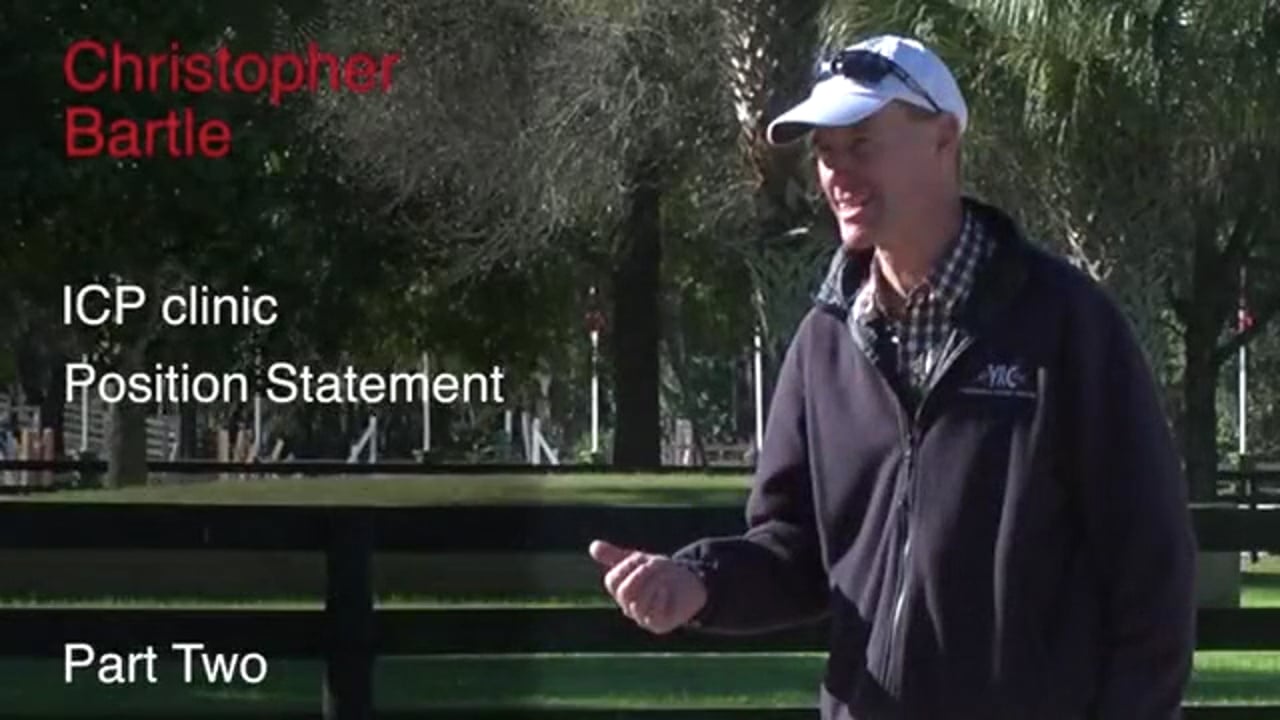 ICP Clinic - Position Statement | Christopher Bartle | PART 02
