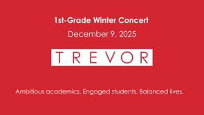 1st-Grade Winter Concert 2025