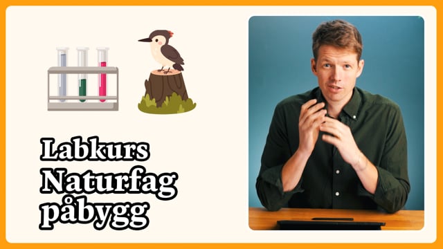 Presentasjon av KublaKans digitale labkurs i naturfag påbygging