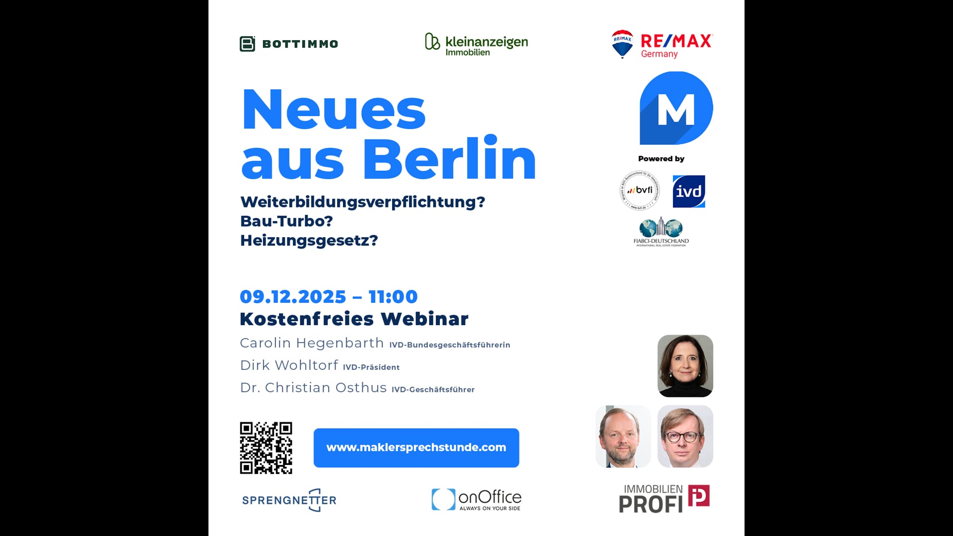 Neues aus Berlin: Weiterbildungsverpflichtung? Bau-Turbo? Heizungsgesetz?
