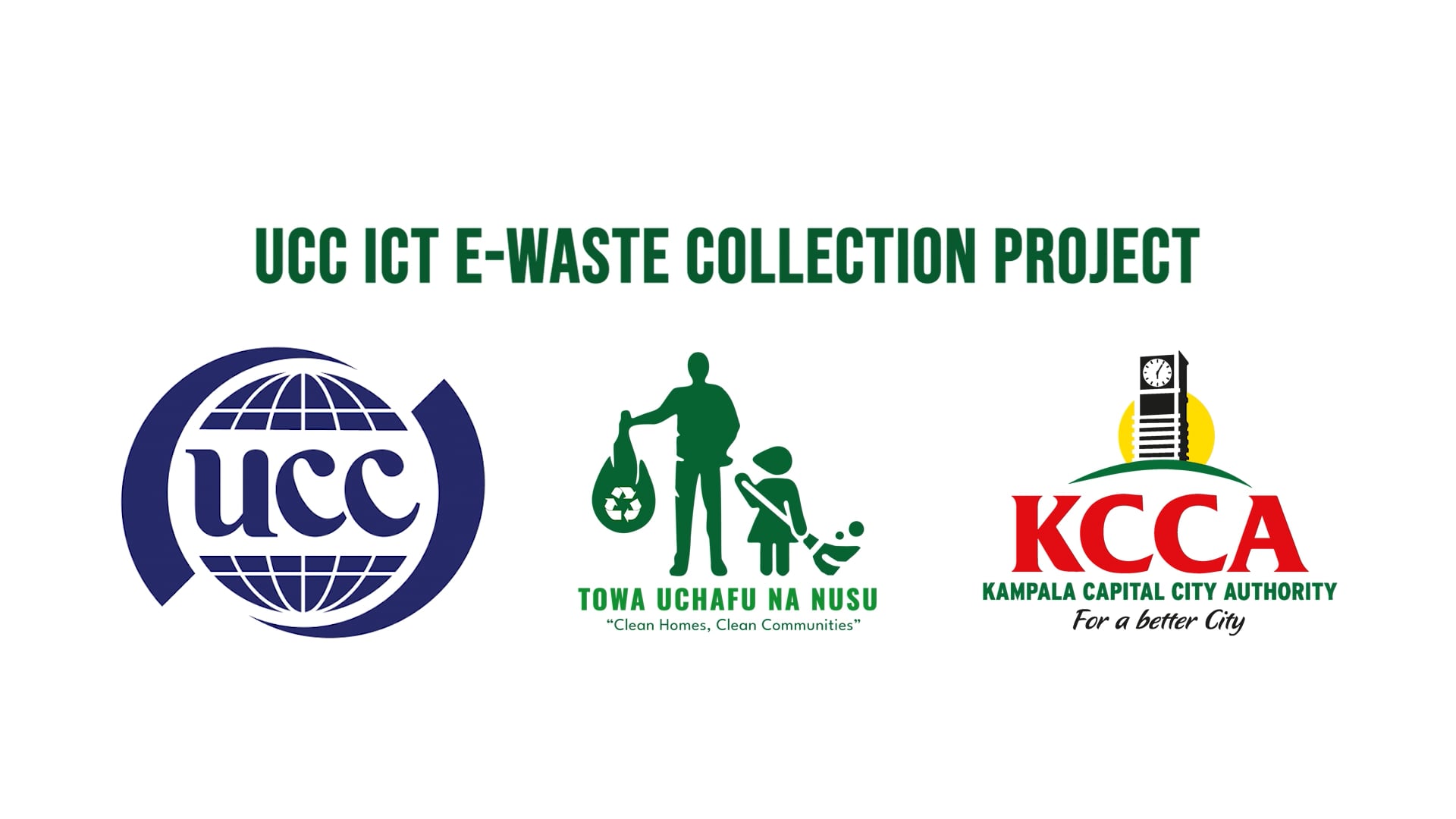 UCC ICT E-waste Collection Project video 1