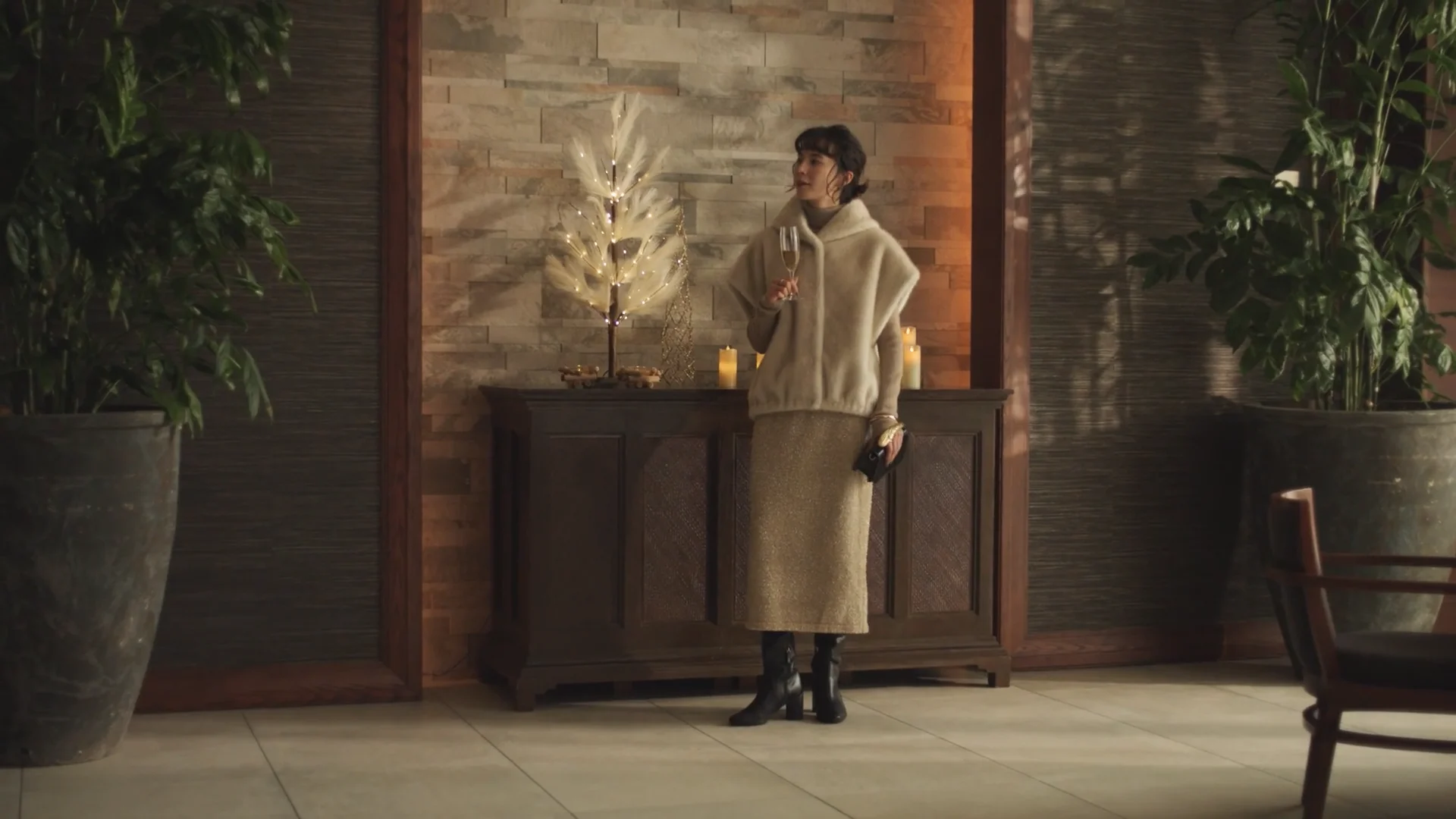 亀 恭子セレクト！ スタジオエーアール リバーシブル ミンク調