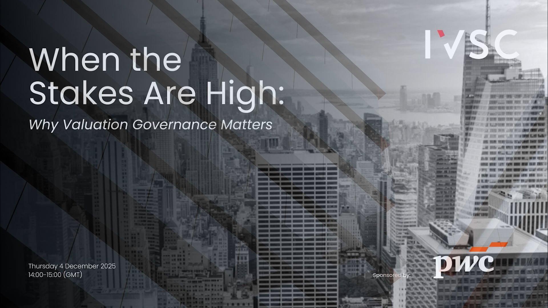 Valuation Dialogue Series 2025 - When the Stakes Are High: Why Valuation Governance Matters