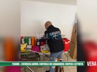 Teramo - Sicurezza lavoro, controlli dei Carabinieri: sospese quattro attività