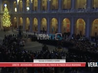 Loreto - Accensione e benedizione del fuoco in piazza della Madonna