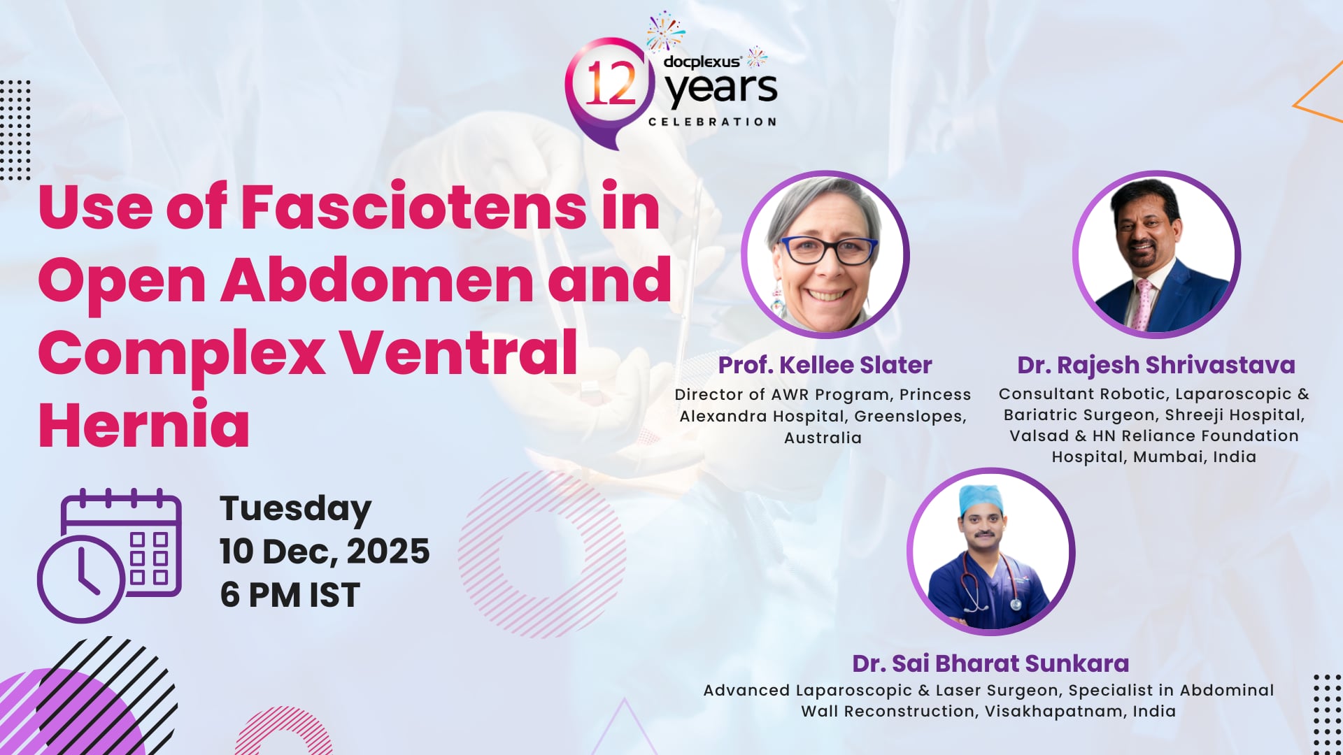 Use of Fasciotens in Open Abdomen and Complex Ventral Hernia