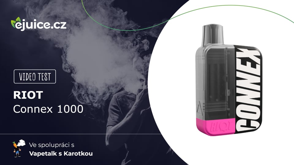 RIOT Connex 1000 baterie a kapsle - video test (CZ)