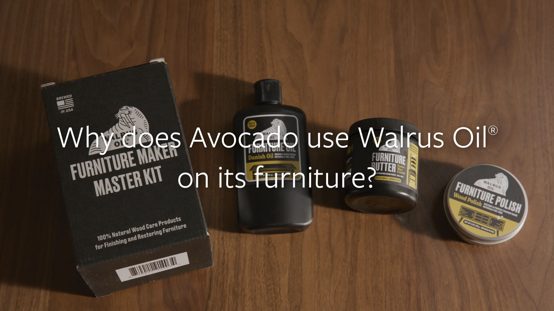 Walrus Oil® Furniture Maker Master Kit | Avocado Mattress