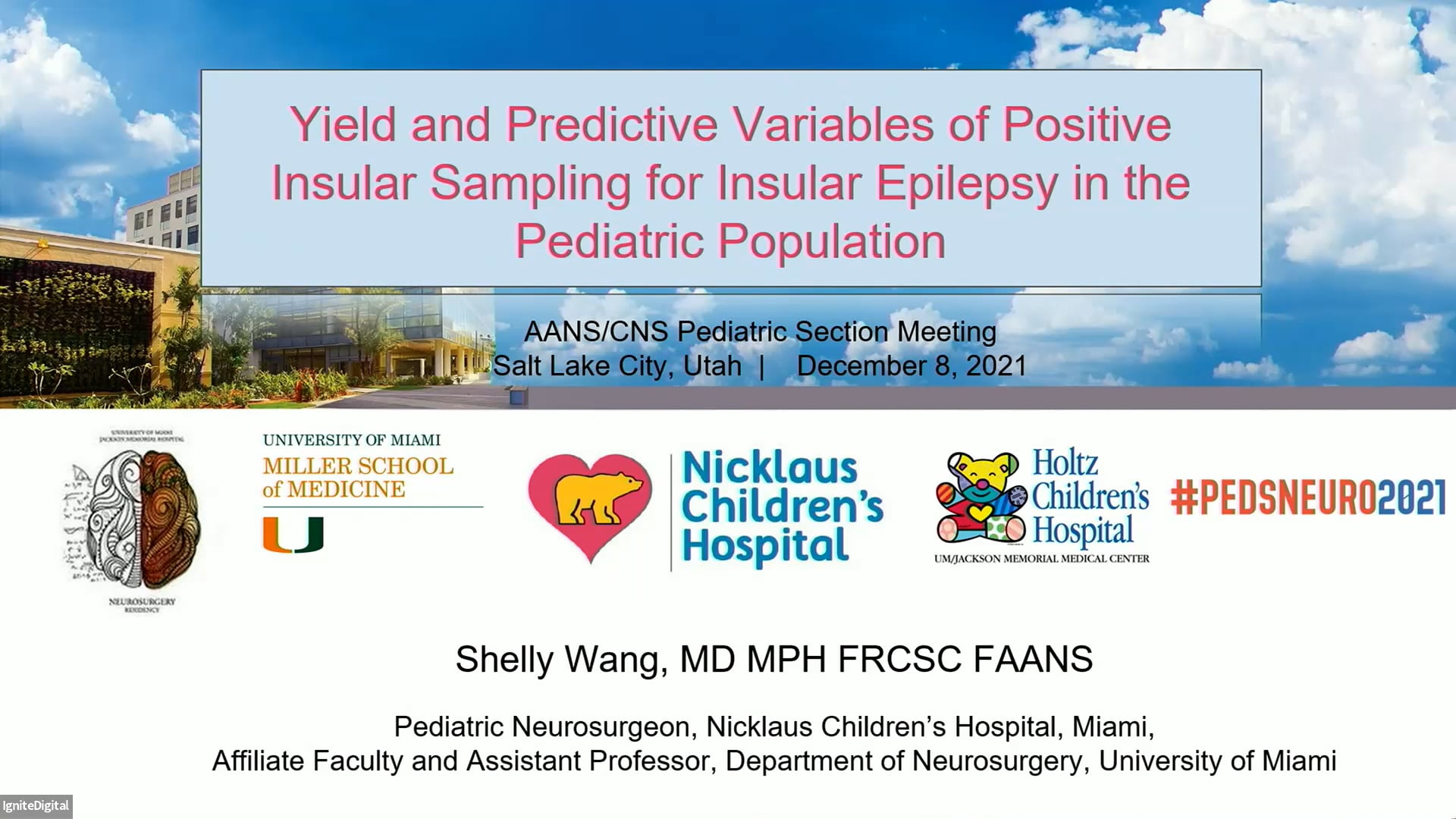 Yield and Predictive Variables of Positive Insular Sampling for Insular Epilepsy in the Pediatric Population