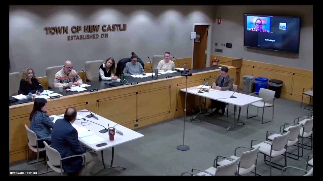 Town Board of New Castle Work Session & Meeting 12/2/25