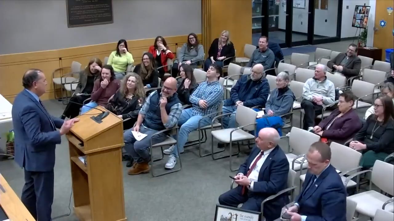 Town of New Castle Farewell Presentation for Council Member Jeremy Saland 12/9/25