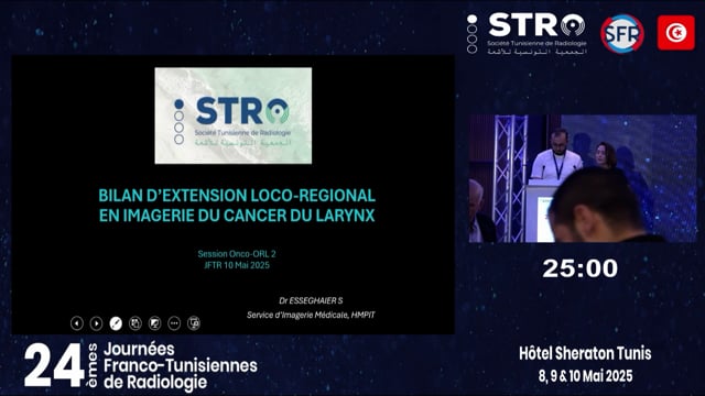 Bilan d’extension en imagerie du cancer du Larynx
