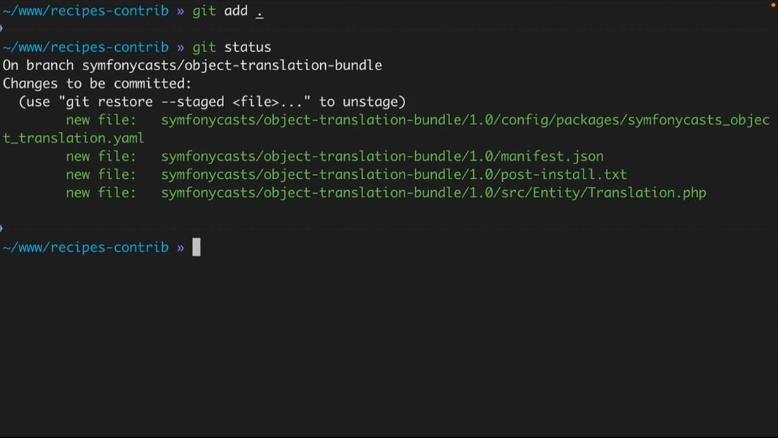 Symfony Flex Recipe > Symfony Bundle Development: Share the Love ...