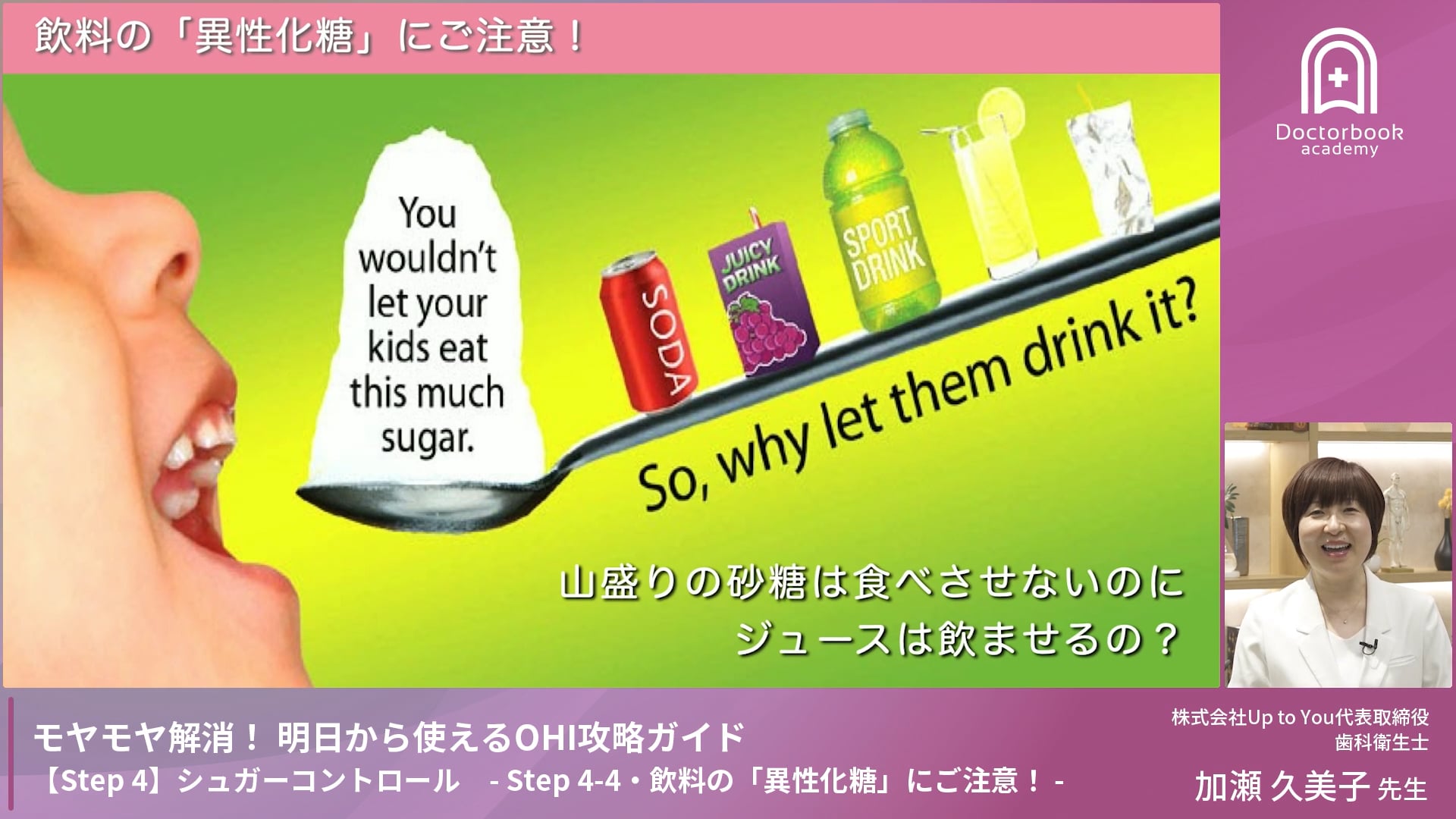 Step 4-4　飲料の「異性化糖」にご注意！