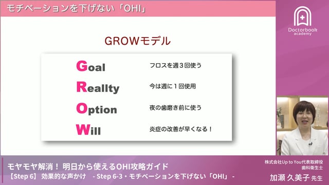 Step 6-3　モチベーションを下げない「OHI」
