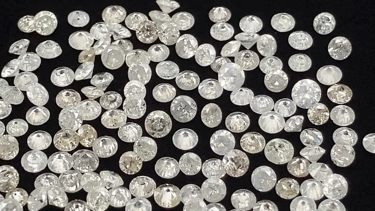 天然ダイヤモンド VVS2 4.95mm 0.425ct ルース ソンティング付 03Z61#2