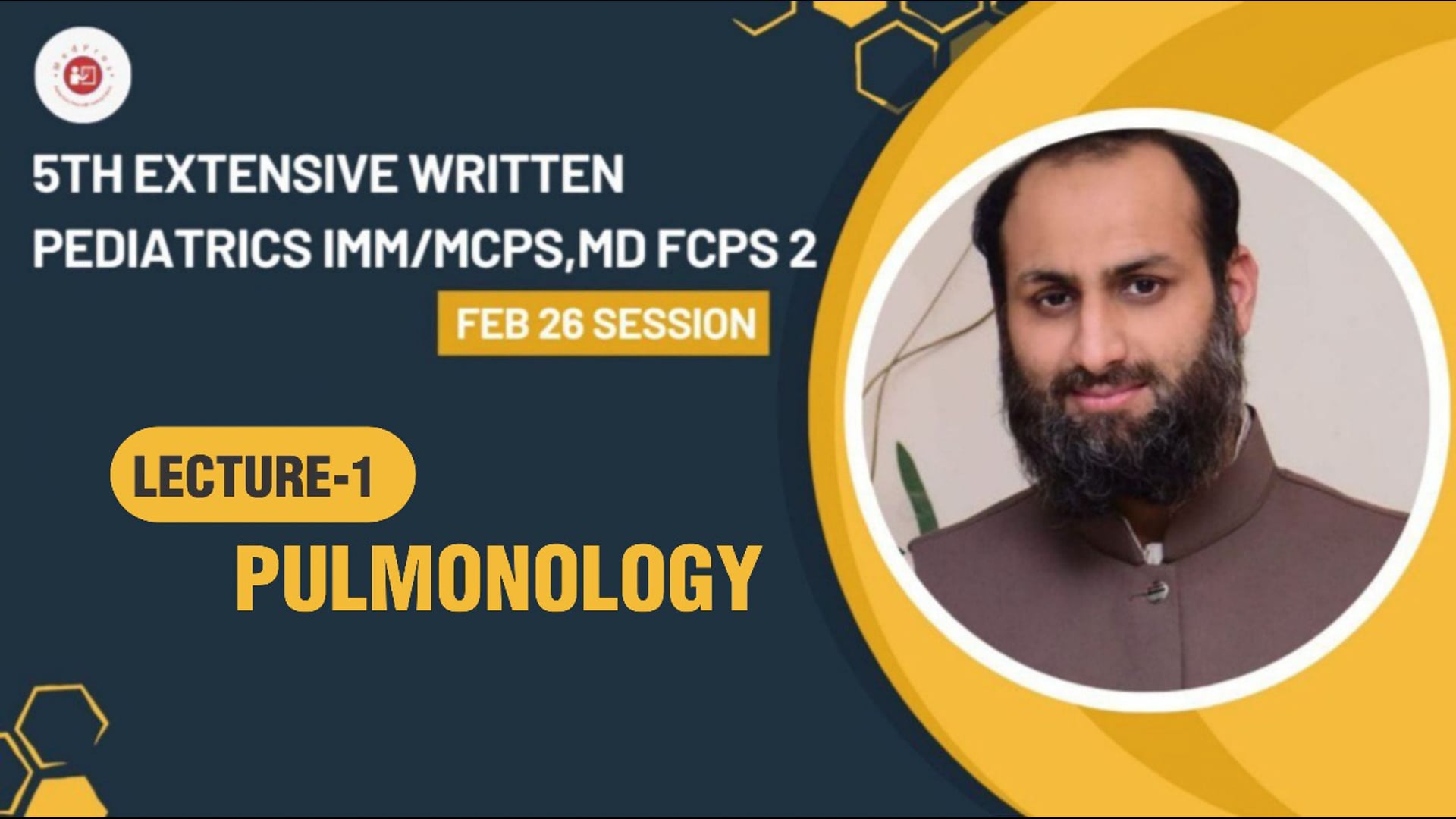 Dr Taimoor Khalil | Lecture-1 