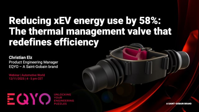 Reducing xEV energy use by 58%: The thermal management valve that redefines efficiency
