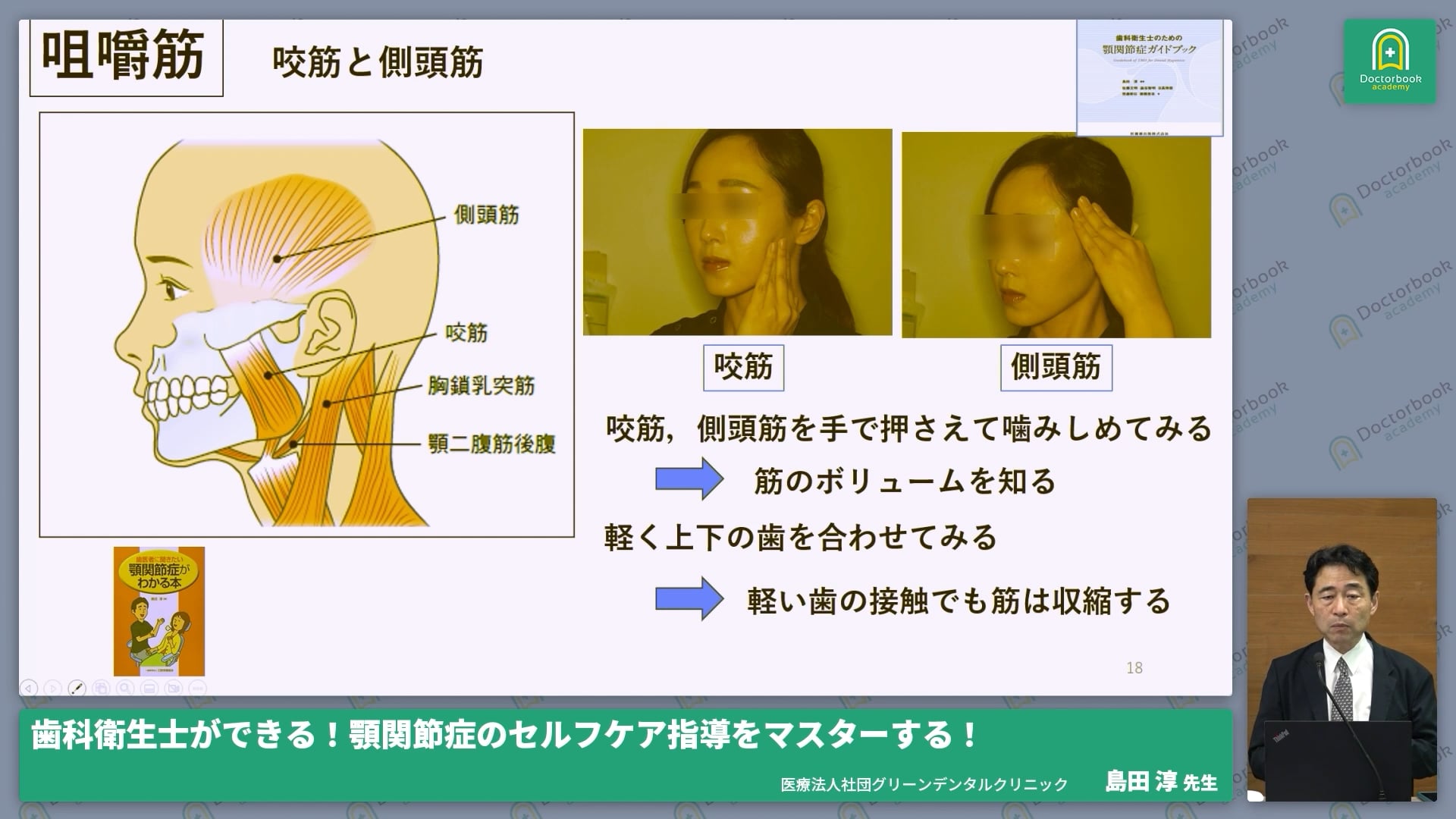  臨床知見録_顎関節の解剖学的知識_咀嚼筋評価の触診要点